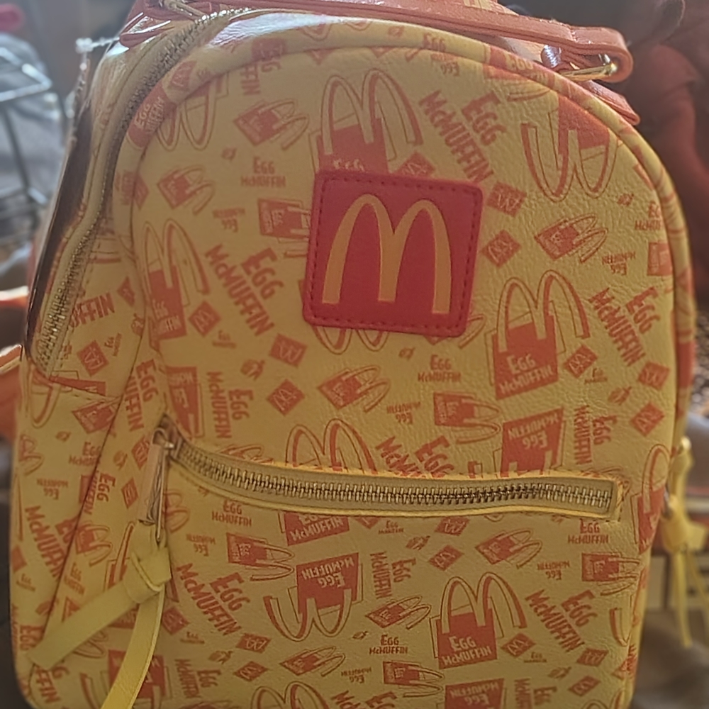 McDonald's Heritage Collection Yellow and Orange Backpack